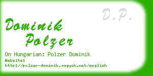 dominik polzer business card